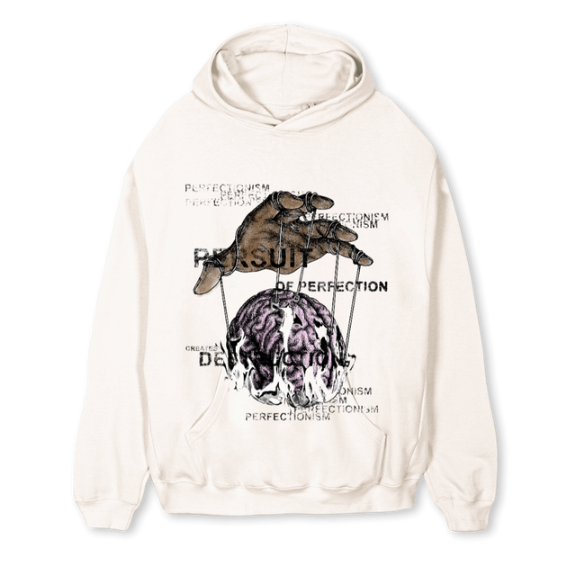 TPZ_1 Vintage White Regular Hoodie.