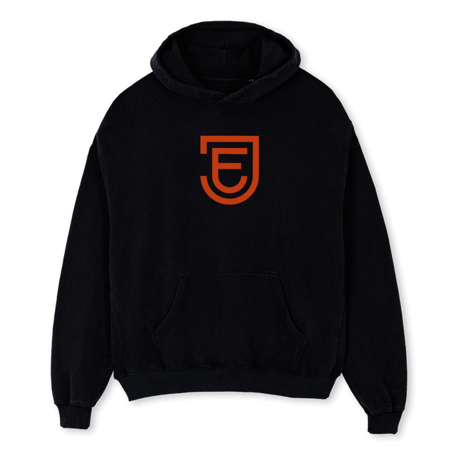 ENJHDE Black Oversized Hoodie.