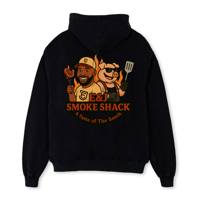 ENJHDE Black Oversized Hoodie.