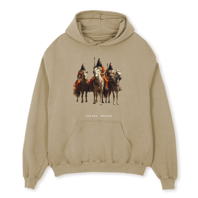 CHOLA TRIFECTA Vintage Dune Oversized Hoodie.