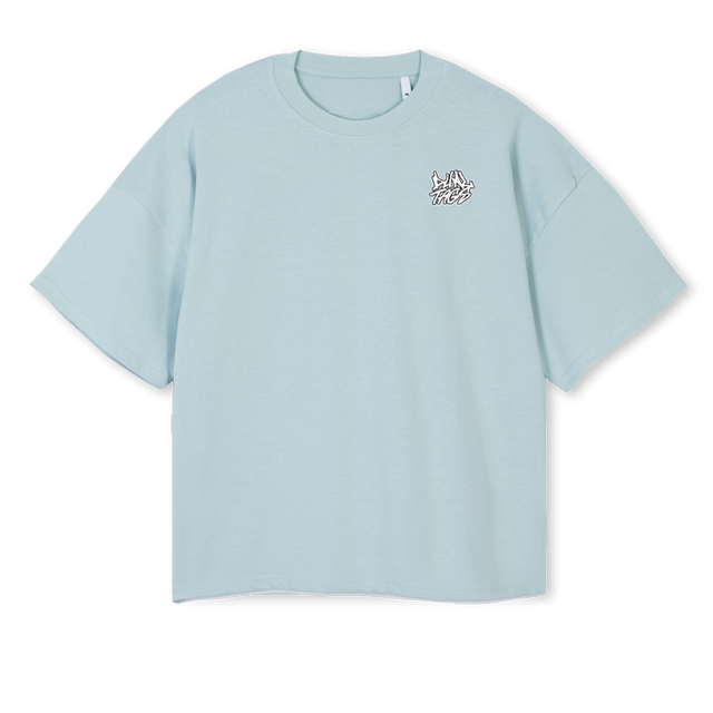 ALONE TOGETHER VTWOB Cold Blue Oversized Boxy Tee.