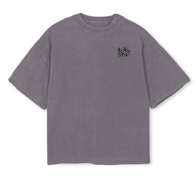 ALONE TOGETHER VTWO Pigment Grey Oversized Boxy Tee.