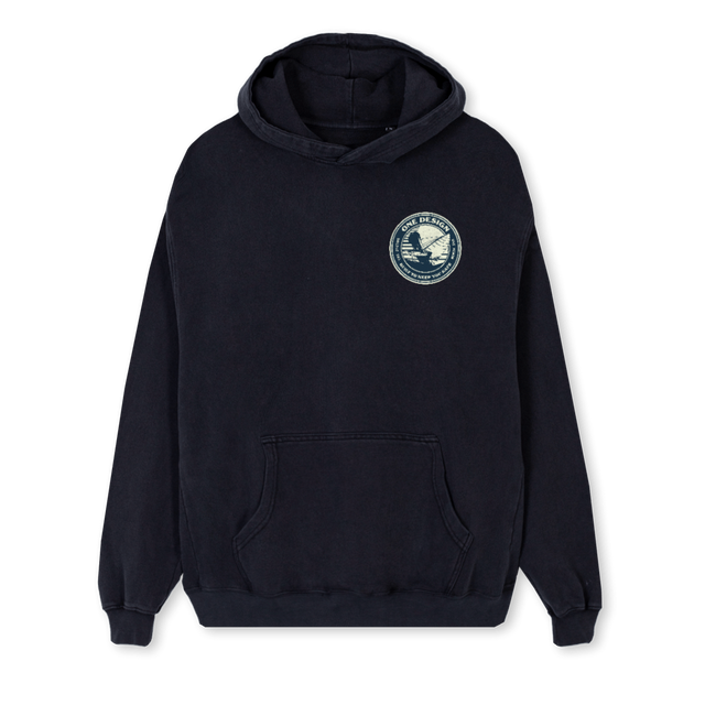 ONEDESIGNBLACKHOODIE Vintage Black Regular Hoodie.
