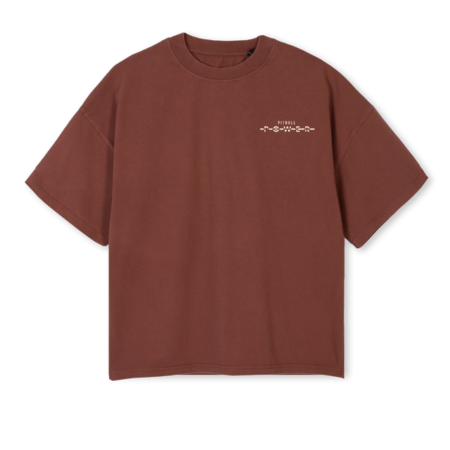 VINTAGEBROWNBOXYTEE Vintage Brown Oversized Boxy Tee.