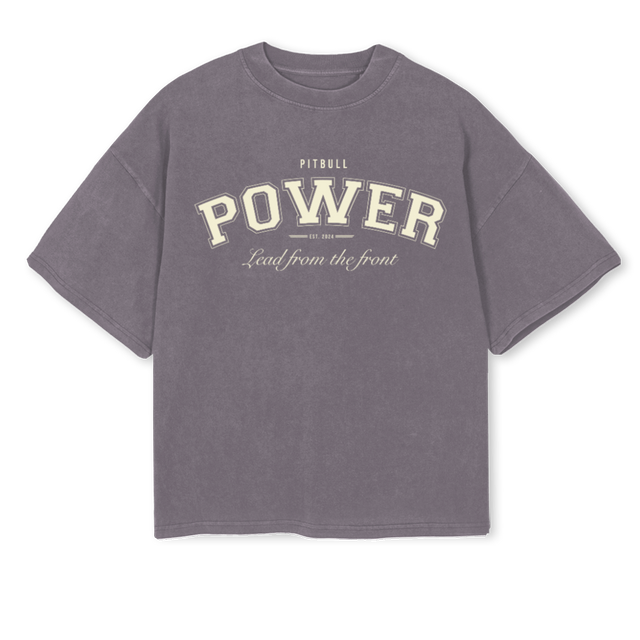 PIGGREEBOXYTEE Pigment Grey Oversized Boxy Tee.