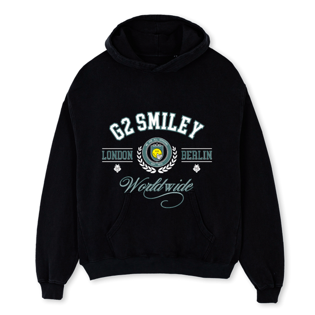 SMLHOODBLK Black Oversized Hoodie.