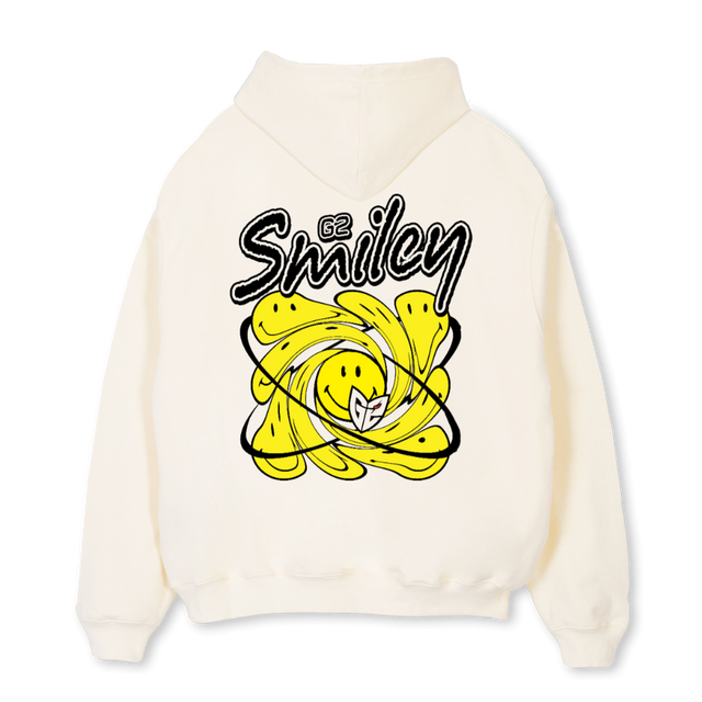 SMLHOODWHT Cream Oversized Hoodie.