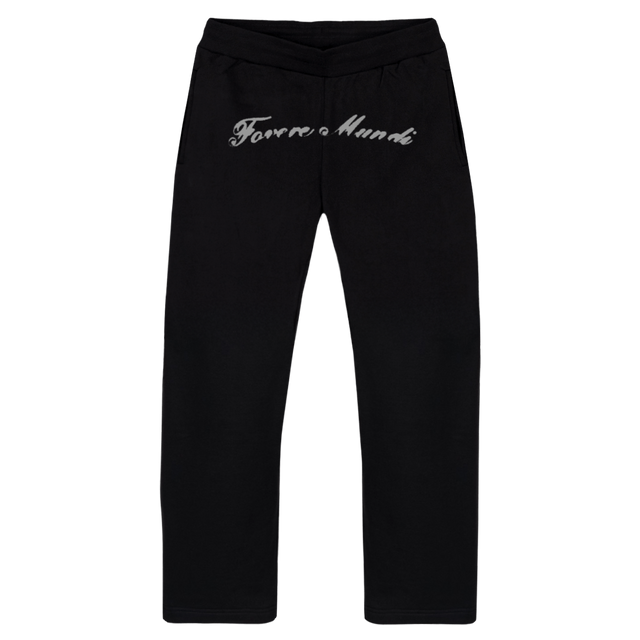 PANTSBLACK Black Straight-Leg Relaxed Sweatpants.