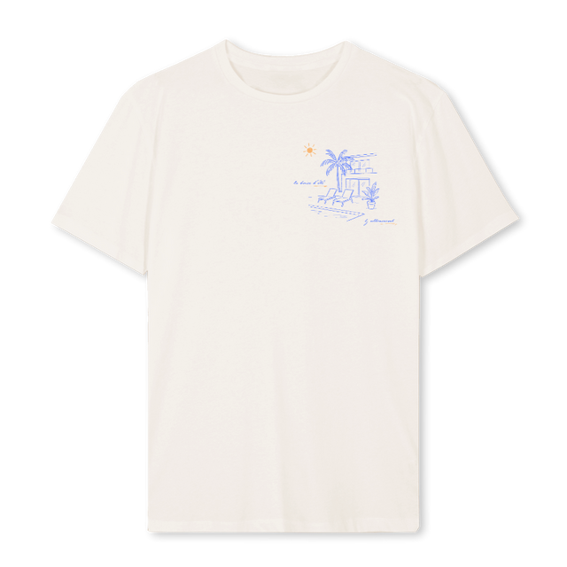 LABRISEDETE Vintage White Regular Tee.