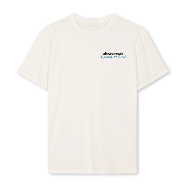 LEPASSEPORTFLORAL Vintage White Regular Tee.
