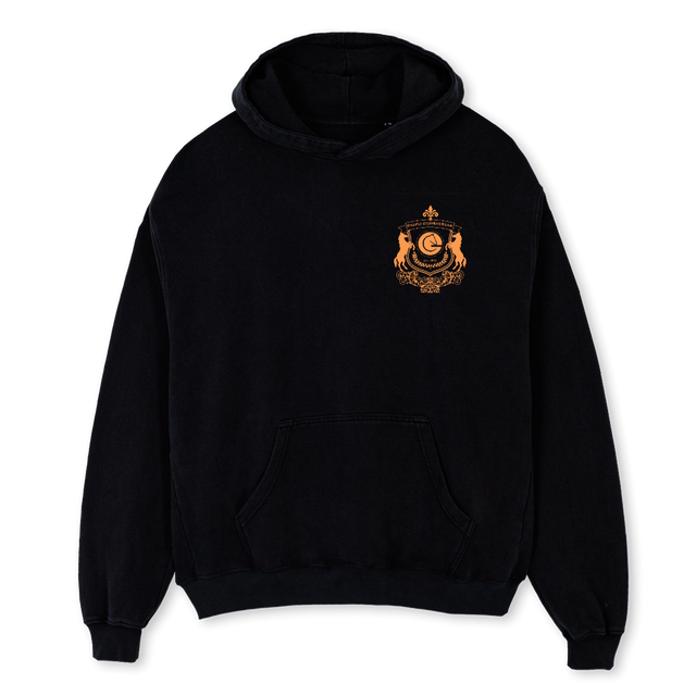 EQUIHOODIELF Black Oversized Hoodie.