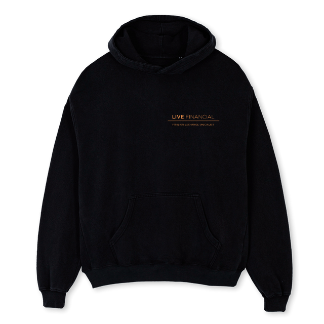 HOODIEPOLOLF Black Oversized Hoodie.