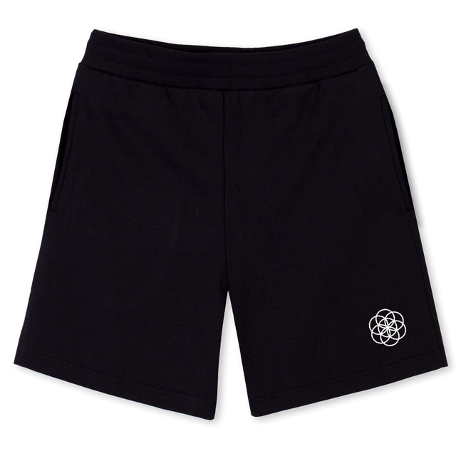 SCARTISSUE CORE SHOR Black Relaxed Sweatshorts.