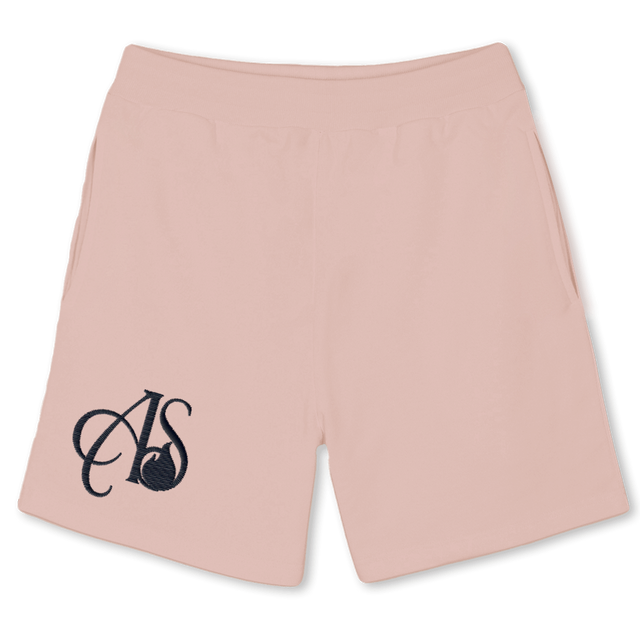 CLA SHOR Pink Clay Relaxed Sweatshorts.