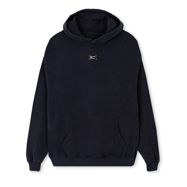 SAMHODAPUB Vintage Black Regular Hoodie.