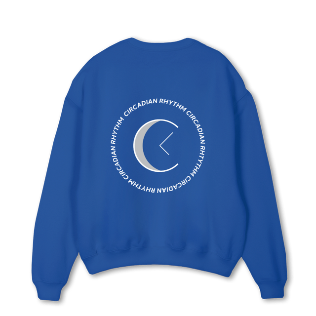 SALWCB Cobalt Blue Oversized Crewneck Sweater.
