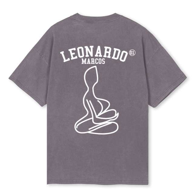 LMBGREYKL Pigment Grey Oversized Tee.
