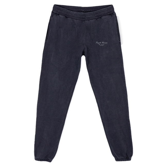 STRW PN Vintage Black Relaxed Sweatpants.
