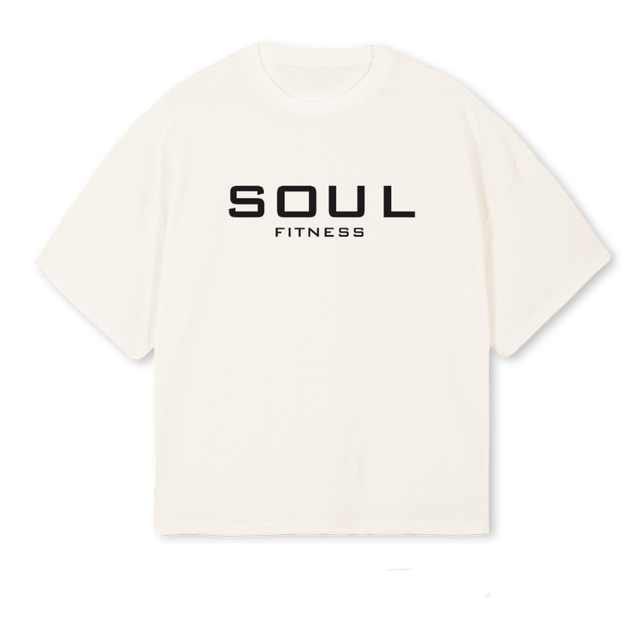 SFSATWO Vintage White Oversized Boxy Tee.