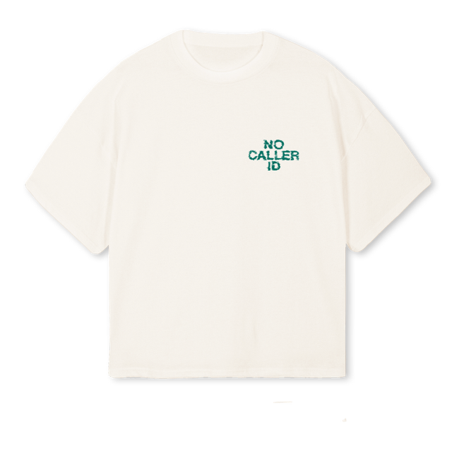 PRINTWASHEDWHITETEE Vintage White Oversized Boxy Tee.