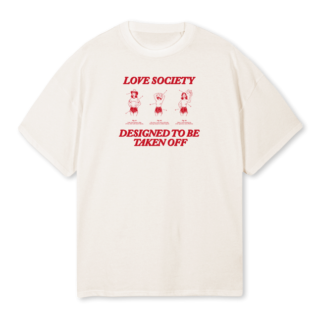 DTBTO Vintage White Oversized Tee.