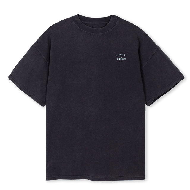 MOLDEPADELLT Vintage Black Oversized Tee.