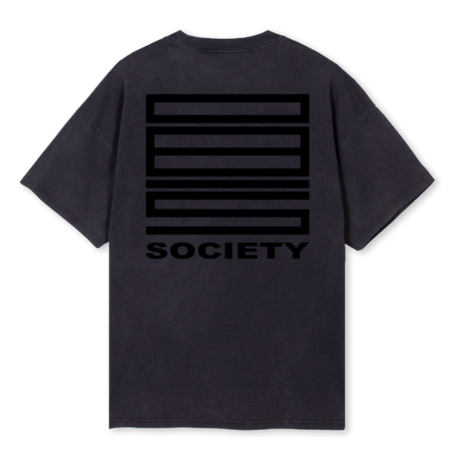 ALLBLACK Vintage Black Oversized Tee.