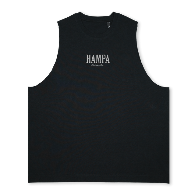 CRUZHAMPA Deep Black Oversized Vest.