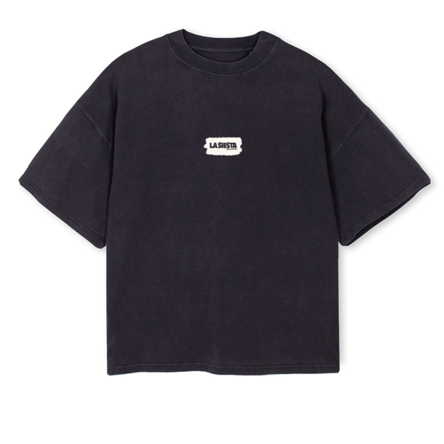 KIOSKDARKGREY Vintage Black Oversized Boxy Tee.