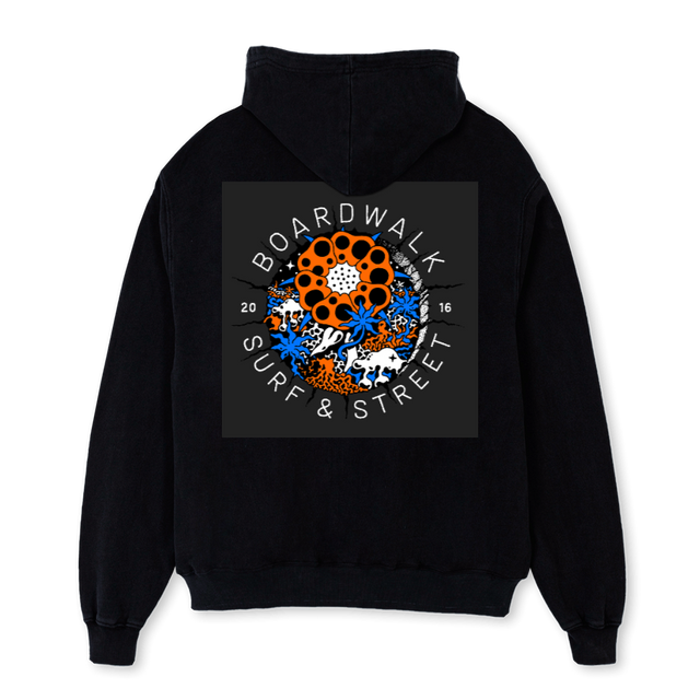 HOODIEFINSTA Black Oversized Hoodie.
