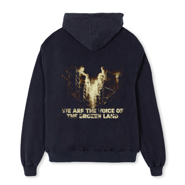 DST Vintage Black Oversized Hoodie.