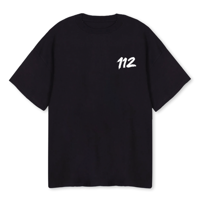 LRG OT FRONT BACK Black Oversized Tee.
