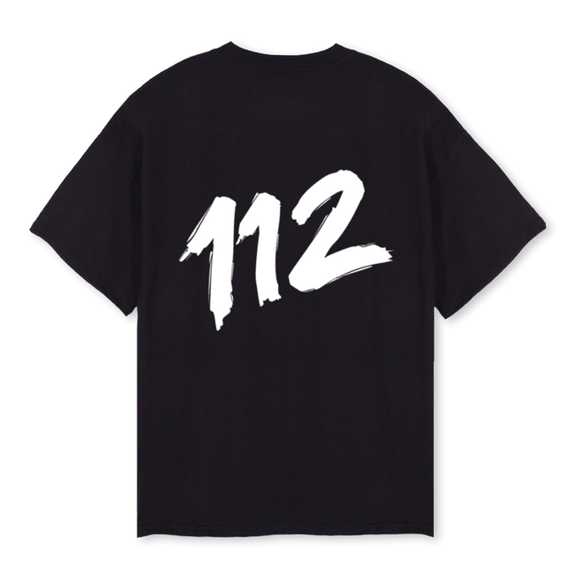 LRG OT FRONT BACK Black Oversized Tee.