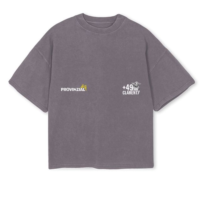 SUMMERTFPROVII Pigment Grey Oversized Boxy Tee.