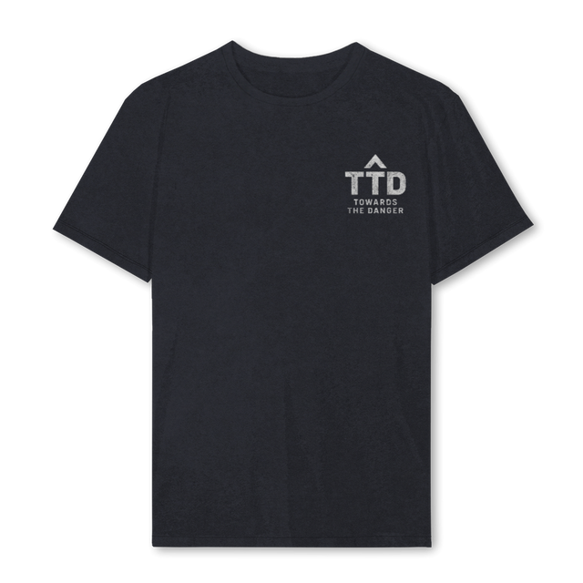 TDDSACRIFICEMATCHTEE Vintage Black Regular Tee.