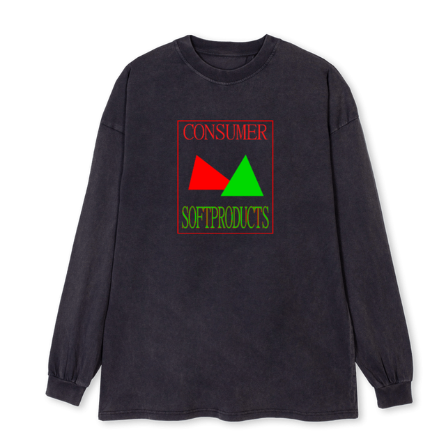 CSPLSVINTAGEBLACK Vintage Black Oversized LS Tee.