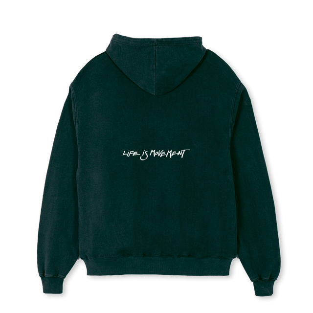LMHOODIETWO Wild Green Oversized Hoodie.