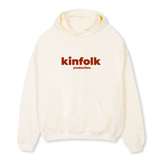 FOLK Cream Oversized Hoodie.