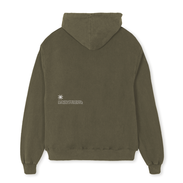 HOODIEICONGREEN Vintage Olive Oversized Hoodie.