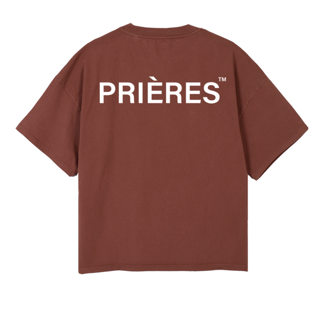 TRYOUTTTTTT Vintage Brown Oversized Boxy Tee.