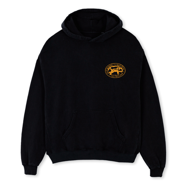 SOLISTIGERMEMBERHOOD Black Oversized Hoodie.
