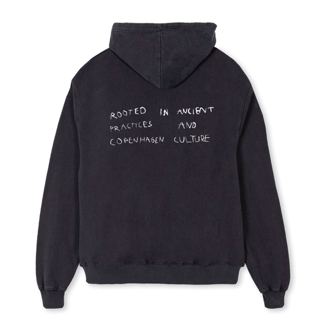 ZIPTWO Vintage Black Oversized Zipped Hoodie.