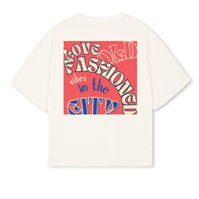 OLDMEDFASH Vintage White Oversized Boxy Tee.