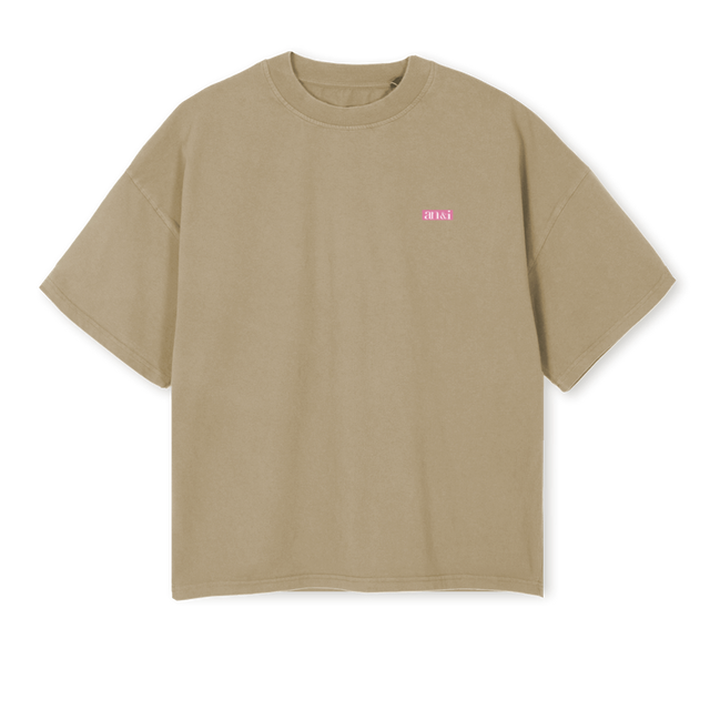 SMFEEL Vintage Dune Oversized Boxy Tee.