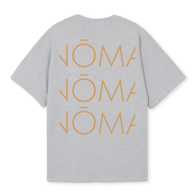 JSJJSJSJJDJDJDJDJDJJ Light Grey Marl Oversized Tee.
