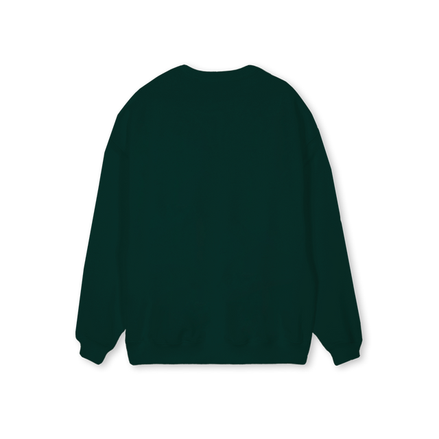 BLOCKIN GREENSWEATER Wild Green Regular Crewneck Sweater.