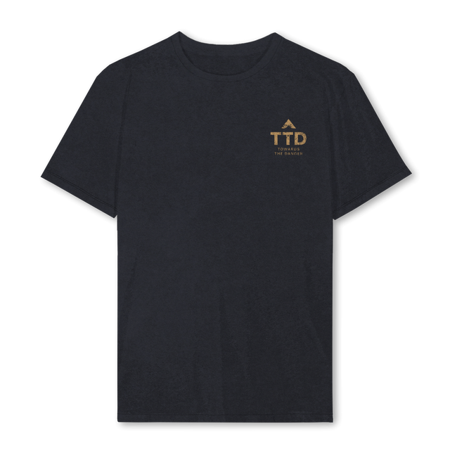 TDDSACRIFICETEE Vintage Black Regular Tee.