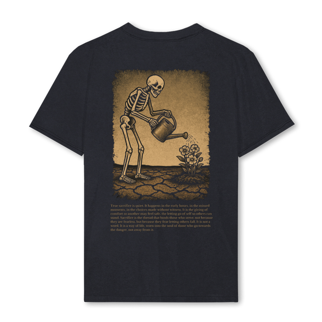 TDDSACRIFICETEE Vintage Black Regular Tee.