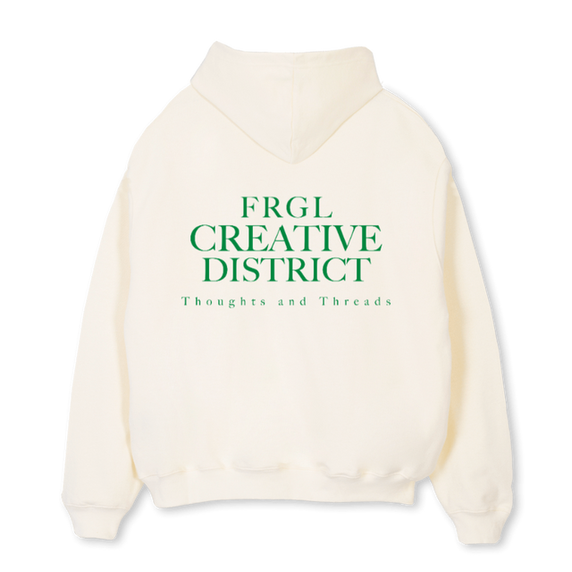 FRGL CD Cream Oversized Hoodie.