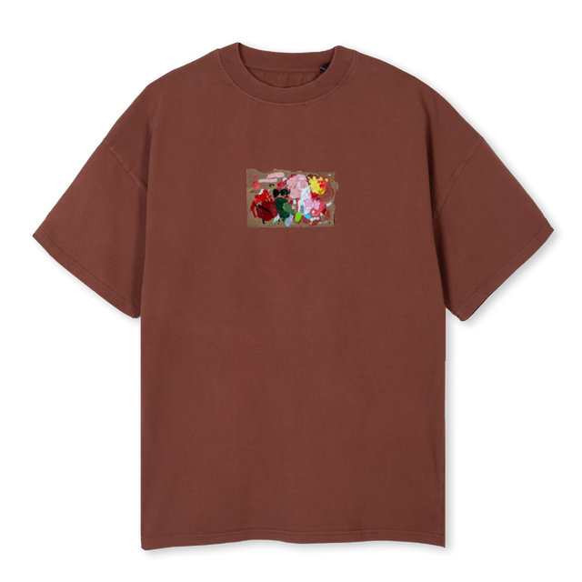 TONE Vintage Brown Oversized Tee.